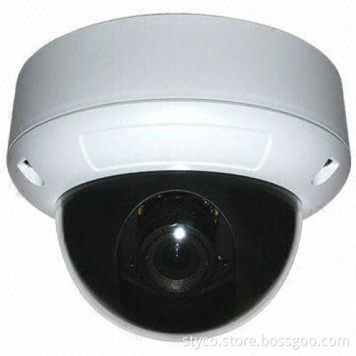 Vandal-proof Dome Camera, Weather-proof IP65 Rate, 2.8 to 12mm Manual Zoom Lens, DC12V